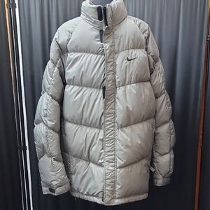 Nike Men's Silver Puffer Jacket
